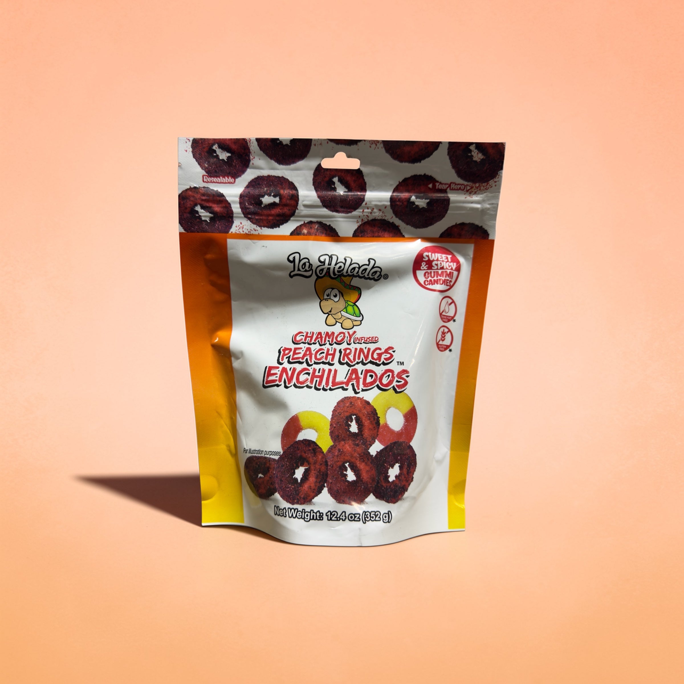 La Helada Gummy Peach Rings – Durazno Gummies Mexican Candy